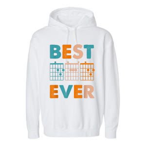 Musician Guitarist Best Dad Ever Fathers Day Garment-Dyed Fleece Hoodie