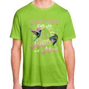 My Greatest Blessing Calls Me Mom And Mimi Gift Adult ChromaSoft Performance T-Shirt