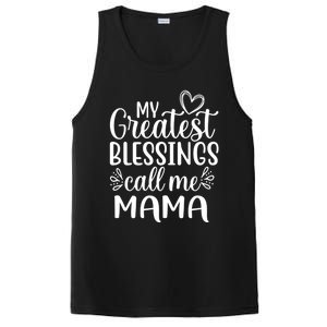 My Greatest Blessings Call Me Mama Mother Mom Cool Gift PosiCharge Competitor Tank