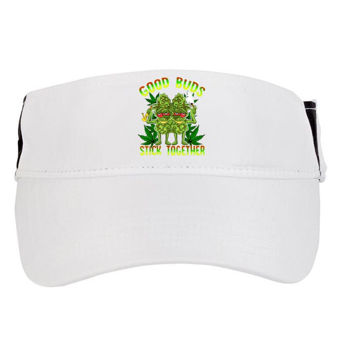 Marijuana Good Buds Stick Together Couples 420 Weed Cannabis Adult Drive Performance Visor