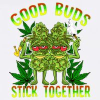 Marijuana Good Buds Stick Together Couples 420 Weed Cannabis Adult Drive Performance Visor