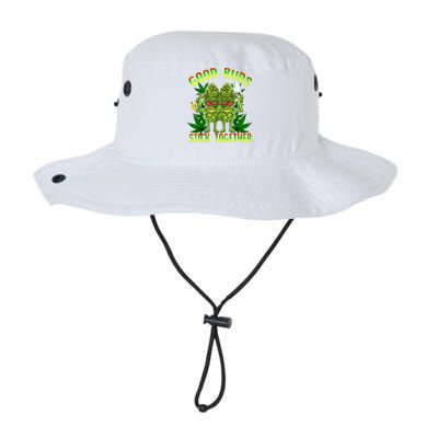 Marijuana Good Buds Stick Together Couples 420 Weed Cannabis Bucket Hat