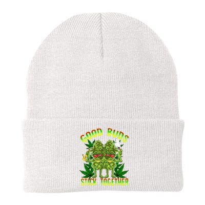 Marijuana Good Buds Stick Together Couples 420 Weed Cannabis Beanie