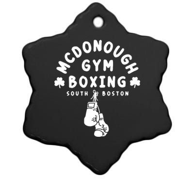 McDonough Gym Boxing Ceramic Star Ornament