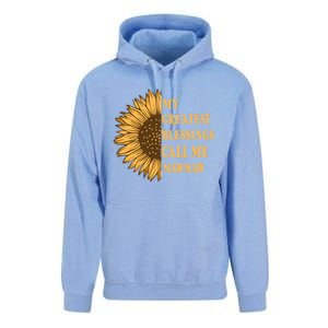 My Greatest Blessings Call Me Mawmaw Mom Sunflower Graphic Cool Gift Unisex Surf Hoodie