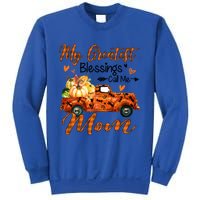 My Greatest Blessing Call Me Mom Pumpkins Thanksgiving Gift Sweatshirt