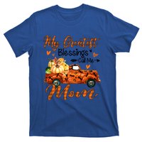 My Greatest Blessing Call Me Mom Pumpkins Thanksgiving Gift T-Shirt