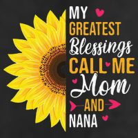My Greatest Blessings Call Me Mom And NaNa Mother's Day 25L Jumbo Tote