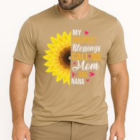 My Greatest Blessings Call Me Mom And NaNa Mother's Day Cooling Performance Crew T-Shirt