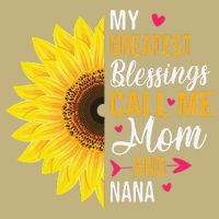 My Greatest Blessings Call Me Mom And NaNa Mother's Day Cooling Performance Crew T-Shirt