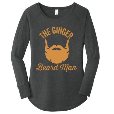 Mens Ginger Beard Man Funny Redhead Irish Bearded Men Gift Women's Perfect Tri Tunic Long Sleeve Shirt