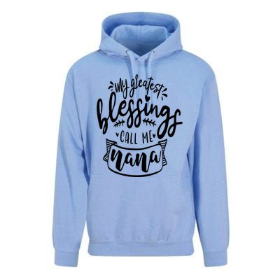 My Greatest Blessing Call Me Nana For Moms Gift Unisex Surf Hoodie