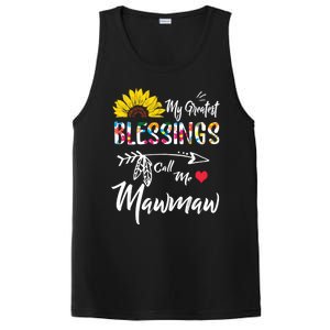 My Greatest Blessings Call Me Mawmaw Sunflower Cute Gift PosiCharge Competitor Tank