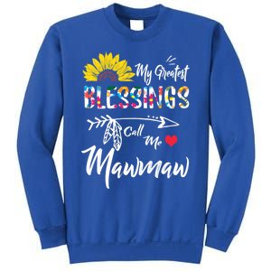 My Greatest Blessings Call Me Mawmaw Sunflower Cute Gift Sweatshirt