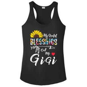 My Greatest Blessings Call Me Gigi Sunflower Meaningful Gift Ladies PosiCharge Competitor Racerback Tank