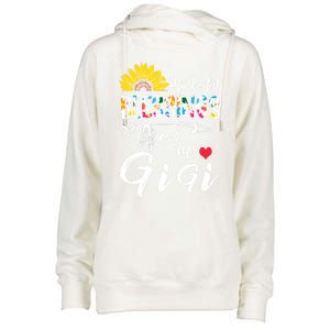 My Greatest Blessings Call Me Gigi Sunflower Meaningful Gift Womens Funnel Neck Pullover Hood