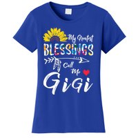 My Greatest Blessings Call Me Gigi Sunflower Meaningful Gift Women's T-Shirt