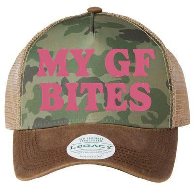 My Gf Bites Legacy Tie Dye Trucker Hat