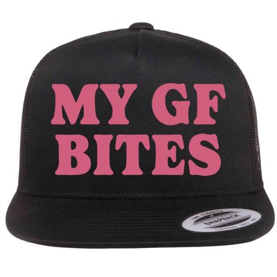 My Gf Bites Flatbill Hat
