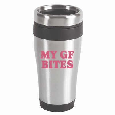 My Gf Bites 16oz Travel Tumbler
