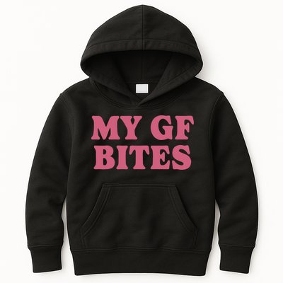 My Gf Bites Kids Hoodie