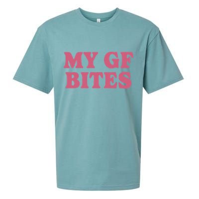 My Gf Bites Sueded Cloud Jersey T-Shirt