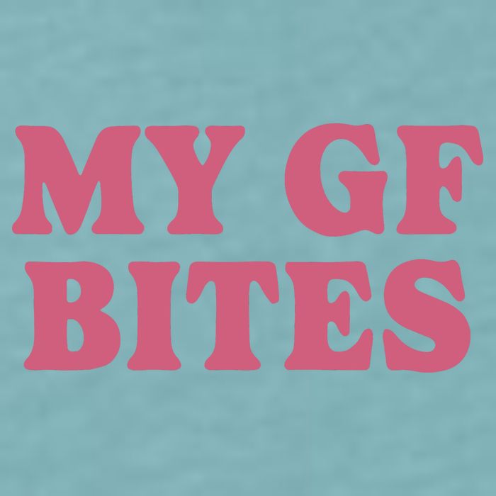 My Gf Bites Sueded Cloud Jersey T-Shirt