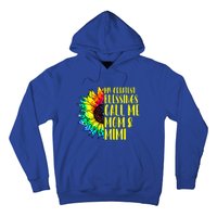 My Greatest Blessings Call Me Mom Mimi Sunflower Tie Dye Meaningful Gift Hoodie