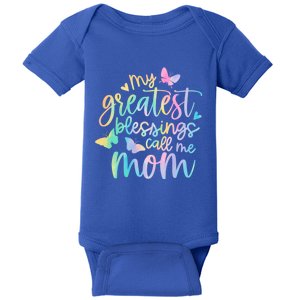 My Greatest Blessings Call Me Mom Mothers Day Mom Life Ideas Gift Baby Bodysuit