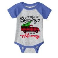 My Greatest Blessings Call Me Mammy Xmas Funny Gift Christmas Gift Infant Baby Jersey Bodysuit