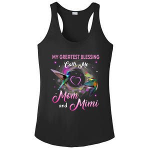 My Greatest Blessing Calls Me Mom And Mimi Gift Ladies PosiCharge Competitor Racerback Tank