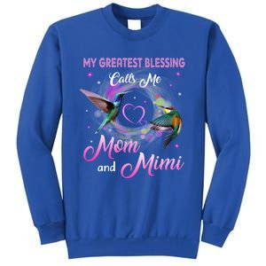 My Greatest Blessing Calls Me Mom And Mimi Gift Sweatshirt