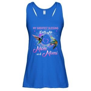 My Greatest Blessing Calls Me Mom And Mimi Gift Ladies Essential Flowy Tank