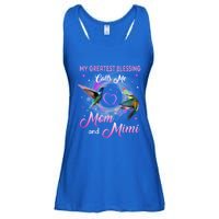 My Greatest Blessing Calls Me Mom And Mimi Gift Ladies Essential Flowy Tank