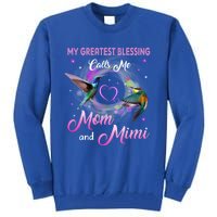 My Greatest Blessing Calls Me Mom And Mimi Gift Tall Sweatshirt