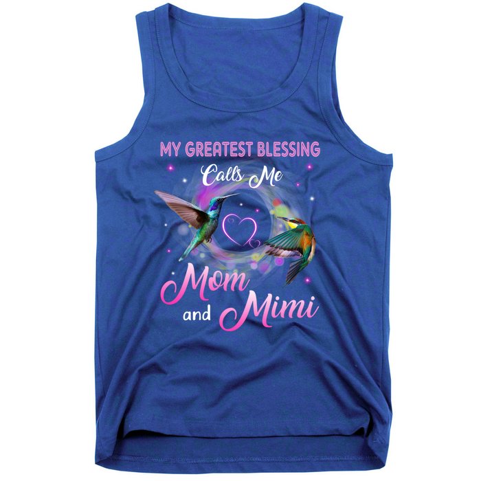 My Greatest Blessing Calls Me Mom And Mimi Gift Tank Top