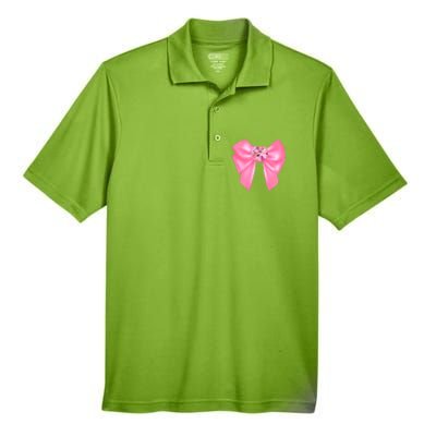 Magical Girl Bow Chibi Moon Crystal Bow Pink Men's Origin Performance Pique Polo