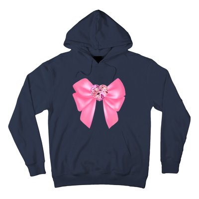 Magical Girl Bow Chibi Moon Crystal Bow Pink Hoodie