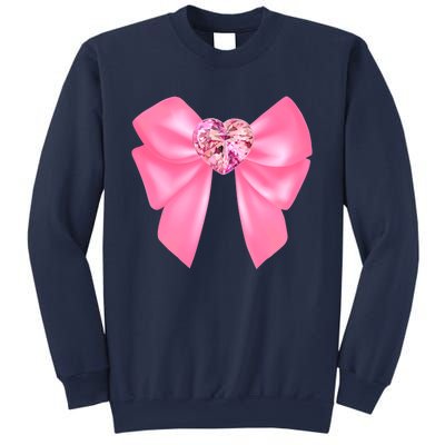 Magical Girl Bow Chibi Moon Crystal Bow Pink Sweatshirt