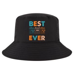 Musician Guitarist Best Dad Ever Fathers Day Cool Comfort Performance Bucket Hat