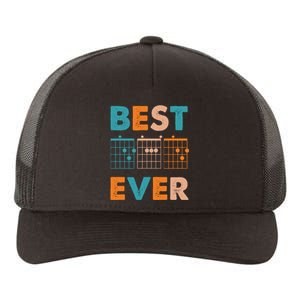 Musician Guitarist Best Dad Ever Fathers Day Yupoong Adult 5-Panel Trucker Hat