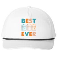 Musician Guitarist Best Dad Ever Fathers Day Snapback Five-Panel Rope Hat