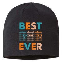 Musician Guitarist Best Dad Ever Fathers Day Sustainable Beanie