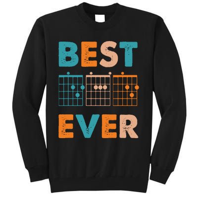 Musician Guitarist Best Dad Ever Fathers Day Tall Sweatshirt