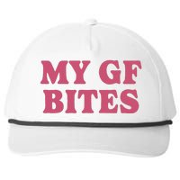 My Gf Bites Snapback Five-Panel Rope Hat