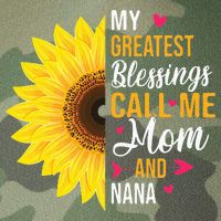 My Greatest Blessings Call Me Mom And NaNa Mother's Day Legacy Tie Dye Trucker Hat