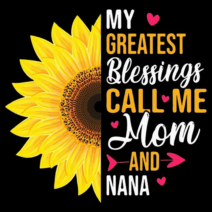 My Greatest Blessings Call Me Mom And NaNa Mother's Day Button