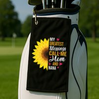 My Greatest Blessings Call Me Mom And NaNa Mother's Day Golf Towel