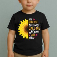 My Greatest Blessings Call Me Mom And NaNa Mother's Day Toddler T-Shirt