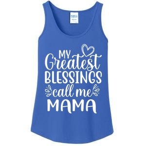 My Greatest Blessings Call Me Mama Mother Mom Gift Ladies Essential Tank